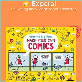 Hình ảnh Sách - Make Your Own Comics by Louie Stowell (UK edition, paperback)