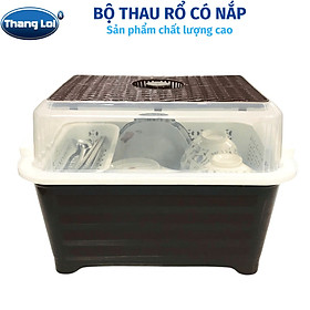 Thau Rổ Úp Chén Bát Dĩa Có Nắp Đựng Chén Chống côn trùng, bụi bẩn