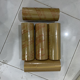 combo 5 cây ( 30 Cuộn] Băng Keo Đục, Băng Dính Dán Thùng T (6 x 100 Yards)1 kg