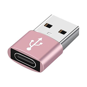 Shining Multicolor  USB to USB C Converter Adapter for Laptop PC