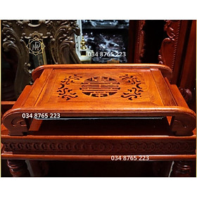 Mua Hộp (khay) mứt đựng bánh kẹo Song Ngư Đa Giác gỗ Hương Đình Cao Cấp - Hàng Xuất Khẩu VIP