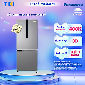 Mua Tủ Lạnh Kháng Khuẩn Panasonic 251L NR-SP275CPSV - Cấp Đông Mềm - Siêu Tiết Kiệm - Ngăn Đá Dưới - Hàng chính hãng