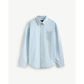 Áo Sơ Mi Denim Nam Tay Dài Form Loose - ROUTINE 10S26DSH001