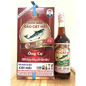 Hộp 4 chai Nước Mắm Cao Đạm truyền thống, dung tích 650ml/1chai