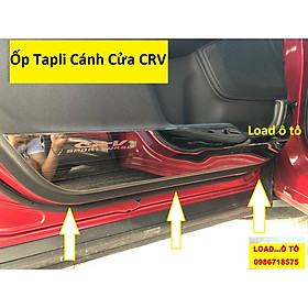 Hình ảnh Ốp Tapli Cánh Cửa Xe Honda CRV 2022-2019 Vân Titan Cao Cấp, Chống Xước Cánh Cửa