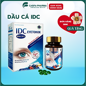 Viên Uống Dầu IDC Cá Bổ Não, Sáng Mắt, Tăng Miễn Dịch Omega 3 hỗ trợ tăng cường miễn dịch, bổ xương khớp,  mắt và thần kinh nuôi dưỡng làn da căng mịn, ẩm mượt