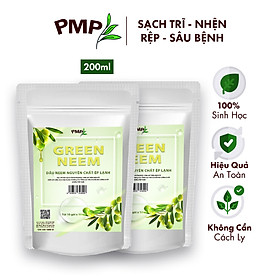 Combo 2 Túi Dầu Neem Oil Hữu Cơ PMP Nguyên Chất Loại Bỏ Rệp, Nhện Đỏ, Nấm