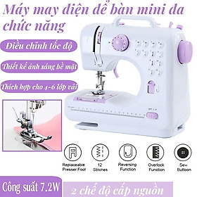 Mua Bộ Máy May Mini Gia Đình Đa Năng Có Vắt Sổ Kèm Đầy Đủ Phụ Kiện | Hàng Chất Lượng Cao  May Được Mọi Loại Vải