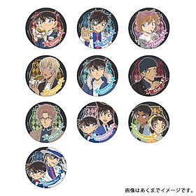 Combo 10 huy hiệu cài áo DETECTIVE CONAN - THÁM TỬ LỪNG DANH anime