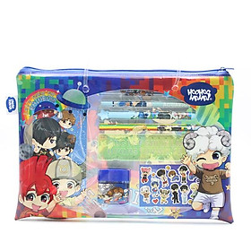 Bộ Dụng Cụ Học Tập Lớp Học Mật Ngữ - HooHooHaHa Rainbow True Blue - VPH05-0102