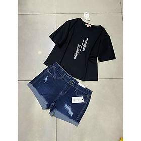 Áo thun cotton croptop lửng siêu cute
