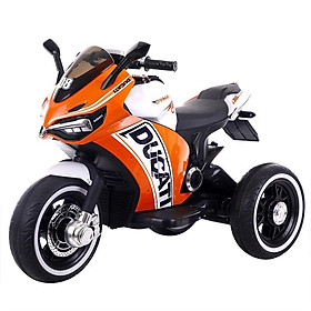 Xe máy mô tô điện 3 bánh DUCATI 6188 đạp ga cho bé 2 động cơ (Đỏ-Đen-Xanh dương-Xanh lá-Cam)