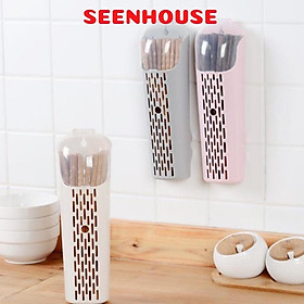 Mua Hũ Đựng Đũa Dán Tường Có Nắp Đậy Có Lỗ Thông Thoáng