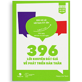 396 Lời Khuyên Đắt Giá Phát Triển Bản Thân – Rồi tôi sẽ tốt hơn 51 lần