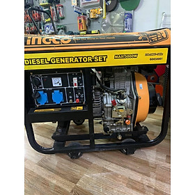 Mua MÁY PHÁT ĐIỆN ĐỘNG CƠ DẦU (GIẬT NỔ / NÚT ĐỀ) 5.0KVA INGCO GDE50001- HÀNG CHÍNH HÃNG