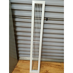 Cửa gió hồi nan bầu dục kích thước 1200x200mm miệng gió điều hòa âm trần