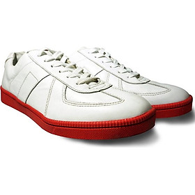 Giày da nam VNXK dáng thể thao màu trắng - L30