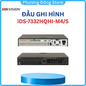 Mua Đầu ghi hình HIKVISION 32 kênh Turbo ACUSENSE iDS-7332HQHI-M4/S  4 ổ cứng tối đa 12TB Phân tích hình dáng người và xe  .-Hàng chính hãng