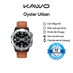 Đồng hồ thông minh KAVVO Oyster Urban - Hàng chính hãng - Bảo hành 12 tháng