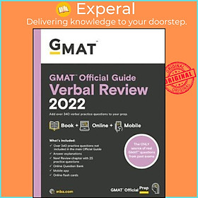 Sách - GMAT Official Guide Verbal Review 2022 : by Gmac (Graduate Management Admission Council) (US edition, paperback)