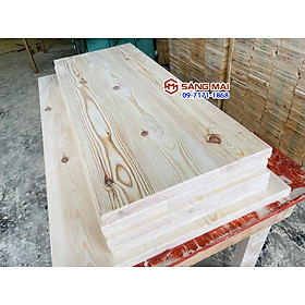 Mua  MS169  Mặt bàn gỗ thông 40cm x 100cm x độ dày 3cm + gia công láng mịn
