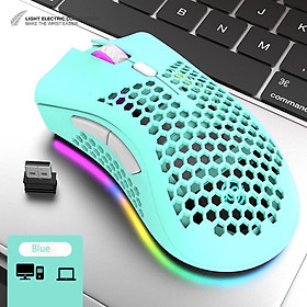 Chuột Không Dây Game Thủ Chơi Game RGB LED Sạc Chuột Không Dây Cho Laptop Chơi Game Chuột Văn Phòng - one