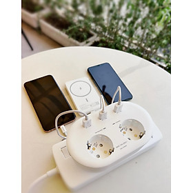 Mua Ổ cắm điện PISEN EU23 (3 USB+2 AC) - Hàng chính hãng
