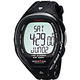 Mua Timex Men's T5K588 Ironman Sleek 250 TapScreen Full-Size Black Resin  Strap Watch