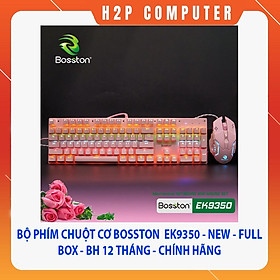 Mua Bộ Phím Chuột Cơ Bosston EK9350 Màu Hồng (Pink) - Hàng Chính Hãng