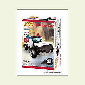 Đồ Chơi Ráp Hình LaQ Hamacron Constructor mini Police Car