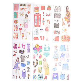 Sticker Dán Trang Trí ( Bộ 6 Tấm ) - My Style
