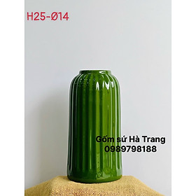 Mua Lọ hoa gốm sứ Bát Tràng cao cấp men rêu đá cao 25cm