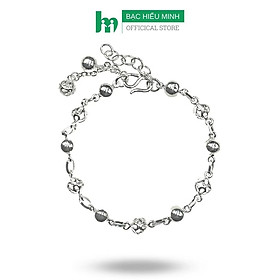 Vòng Tay, Lắc Tay Nữ BẠC HIỂU MINH LTU470 Họa Tiết Bí Ngô Xinh
