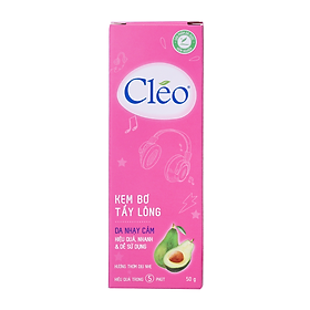 Kem Tẩy Lông Cleo Da Nhạy Cảm 50G