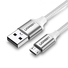 Ugreen UG60150US290TK 0.5m Cáp micro usb 2.0 bọc nhôm chống nhiễu - HÀNG CHÍNH HÃNG