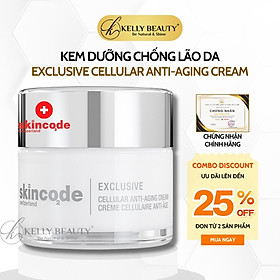 Hình ảnh Kem Dưỡng Chống Lão Hóa Da Skincode Exclusive Cellular Anti-Aging Cream | Kelly Beauty