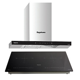 Mua Combo Bếp Đôi Điện Từ Inverter Nagakawa NK2C02M Và Máy Hút Mùi Nagakawa NKTH02M70 Tích hợp công nghệ NaSYNC - Tự động đồng bộ điều khiển giữa bếp điện từ và hút mùi Điều khiển chuyển động Leap Motion và Touch Control bằng cách vẫy tay - Hàng Chính Hãng