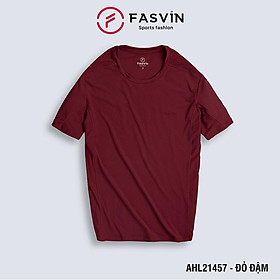 Áo thun thể thao nam Fasvin AHL21457.HN chất Nylon cao cấp vải mềm mịn thoáng mát thoải mái