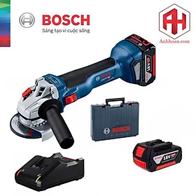 Hình ảnh Máy mài góc dùng pin Bosch GWS 18V-10 (Set) Brushless