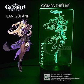 Mua Đèn Ngủ Genshin Impact Fischl Type 01