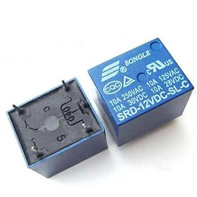 Mua 5 cái Relay 5 chân 5V 12V 24V