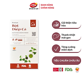 Bột Diếp Cá Sấy Lạnh Nguyên Chất Quảng Thanh Hộp 30g - Giảm mở, giảm cân, kháng viêm, hỗ trợ trĩ, táo bón