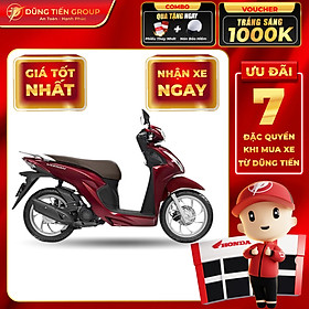 Xe Máy Honda Vision Phiên Bản Cao Cấp 2023 - Đỏ đen