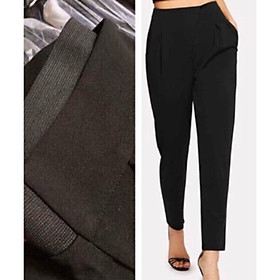 Quần tây baggy lưng thun nữ bigsize 60-100kg cát thái
