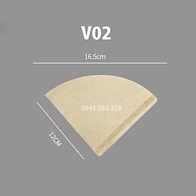 Mua Giấy Lọc Cà Phê Pha Drip V60 Loại 100 Tờ Hình Nón