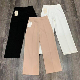 Quần ống suông nữ cạp cao tôn dáng sang chảnh dáng tiểu thư culottes