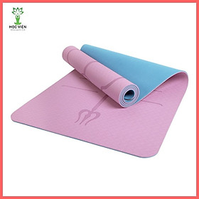 [TẶNG TÚI + DÂY ĐEO] Thảm Tập Yoga  8MM 2 Lớp Định Tuyến Cao Cấp - YOGA QG, Màu Sắc Đa Dạng, Không Kích Ứng Da, Chất Liệu Cao Su Tự Nhiên, Thấm Hút Mồ Hôi, Đàn Hồi Tốt, Dễ Lau Chùi, Thân Thiện Môi Trường - Hàng Chính Hãng