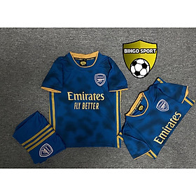 Bộ Quần Áo Bóng Đá TRẺ EM CLB ARSENAL - 21/22 - Màu Xanh Đậm