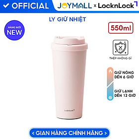 Ly Giữ Nhiệt LocknLock Energetic Tumbler 550ml LHC3249YELS01 LHC3249LPIKS01, Hàng Chính Hãng-JoyMall
