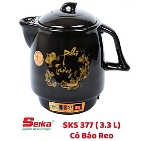 Siêu sắc thuốc cao cấp Seika Loại 3.3L SKS 373 Hồng / SKS 375 Xanh / SKS 377 Đen - Hàng chính hãng